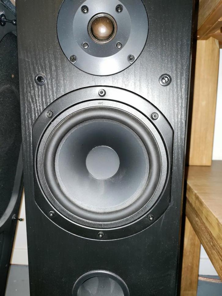3 weg zuil luidsprekers. Model: Kh 502, Audio, Tv en Foto, Luidsprekers, Gebruikt, Front, Rear of Stereo speakers, 120 watt of meer