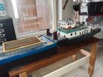 Modelboot - Duwboot met bak, Ophalen of Verzenden, Gebruikt, 1:50 tot 1:200, Overige merken
