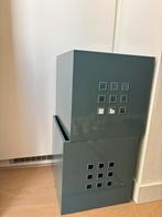2x Kallax opbergbak - plastic grijs - ikea, Huis en Inrichting, Kasten | Overige, Ophalen, Zo goed als nieuw