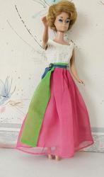 Vintage Barbie jurk 1965  # 1638 Fraternity jurk, Ophalen of Verzenden, Gebruikt, Kleertjes