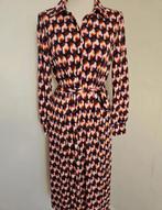 Prachtige z.g.a.n. retroprint jurk van Freequent, mt M!, Kleding | Dames, Jurken, Maat 38/40 (M), Overige kleuren, Freequent, Ophalen of Verzenden