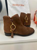 See by Chloe enkellaarsjes suede, Kleding | Dames, Schoenen, Bruin, Lage of Enkellaarzen, See by chloe, Ophalen of Verzenden