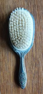 Verzilverde haarborstel Victoriaans, Antiek en Kunst, Ophalen of Verzenden