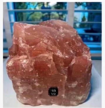 Korting XL Groot brok Rode Calciet, 1629 gr./ 12 x 11 x 7 cm beschikbaar voor biedingen