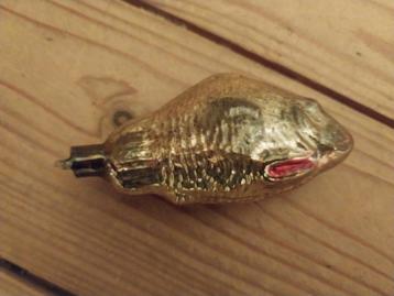 van oma's zolder nostalgische oude ajeko kerstbal vis beschikbaar voor biedingen