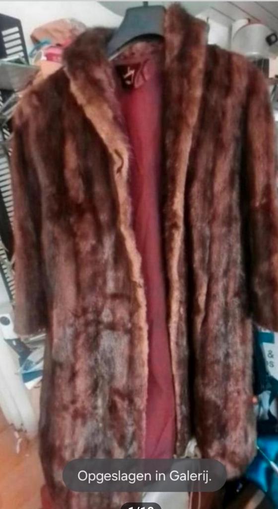 ZEER Hoogwaardige bontjassen vanwege nalatenschap Nerts, Vos, Kleding | Dames, Jassen | Winter, Zo goed als nieuw, Maat 38/40 (M)