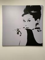 Leuk wandpaneel Audrey Hepburn, Ophalen, Overige typen, Zo goed als nieuw, 75 tot 100 cm