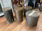 Grote metalen blikken 40 cm hoog, Verzamelen, Blikken, Ophalen of Verzenden, Gebruikt, Overige, Overige merken