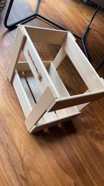 Bier krat hout krantenbak fietsmand, Ophalen of Verzenden, Zo goed als nieuw