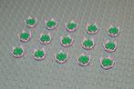 L025 Bloemen roze / bright green 15 st., Ophalen of Verzenden, Nieuw, Losse stenen, Lego