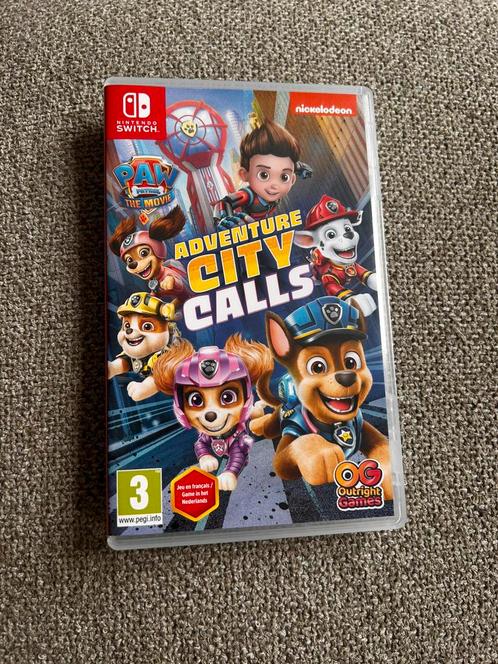 Paw Patrol Adventure City Calls voor de Nintendo Switch, Spelcomputers en Games, Games | Nintendo Switch, Zo goed als nieuw, Avontuur en Actie
