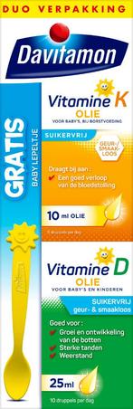 Davitamon Vitamine D+K Olie Duo - Babyvoeding, Ophalen of Verzenden, Nieuw, Overige typen