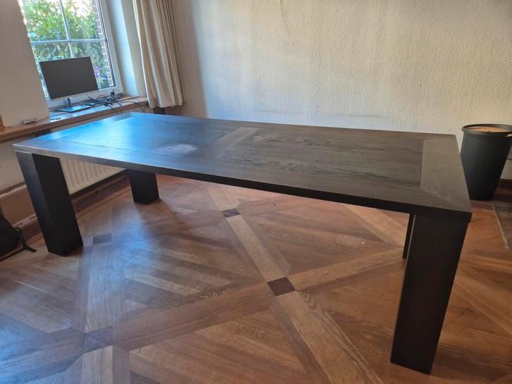 Goossens Eetkamertafel 240x100, Huis en Inrichting, Tafels | Eettafels, Gebruikt, 50 tot 100 cm, 200 cm of meer, Vijf personen of meer