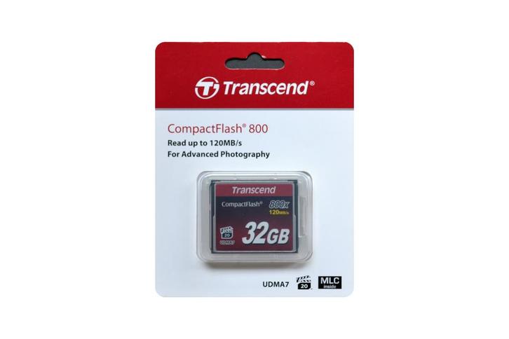 Transcend 32GB CompactFlash 800 geheugenkaart, Audio, Tv en Foto, Fotografie | Geheugenkaarten, Nieuw, Compact Flash (CF), 32 GB