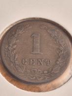 Koperen Cent Willem III - 1882, Postzegels en Munten, Munten | Nederland, Verzenden, Koning Willem III, 1 cent, Losse munt