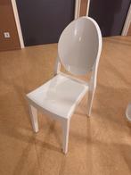 Philip Starck Victoria Ghost vintage set in Glossy White, Huis en Inrichting, Stoelen, Ophalen, Gebruikt, Wit, Modern classic design
