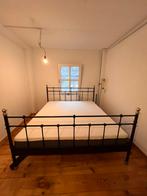 Spijlen bed + lattenbodem + emma sleep O2 matras, Huis en Inrichting, Slaapkamer | Bedden, Wit, Tweepersoons, Ophalen of Verzenden