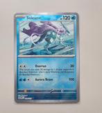 Suicune 024 Pokeball reverse Prismatic Evolutions NM, Ophalen of Verzenden, Nieuw, Losse kaart, Foil