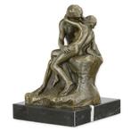 Bronzen beeld De kus 14x9,6x9,5, Verzenden