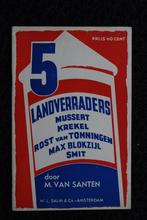 5 Landverraders, Verzamelen, Ophalen of Verzenden, Overige soorten, Nederland, Boek of Tijdschrift