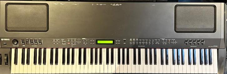Yamaha CP 300 Stagepiano incl stand, Muziek en Instrumenten, Piano's, Gebruikt, Piano, Zwart, Digitaal, Ophalen