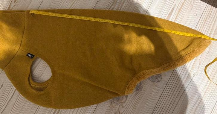 Nieuwe winter hondentrui okergeel L2 teddy, Dieren en Toebehoren, Hondenkleding, Nieuw, Hondentrui, Ophalen