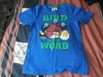 T-shirt angry birds bird in the word blauw maat 140 shirt, Jongen of Meisje, Gebruikt, Ophalen of Verzenden, Angry birds