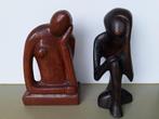 houten beeld houtsnijwerk hout sculptuur kunstobject h= 38cm, Antiek en Kunst, Kunst | Beelden en Houtsnijwerken, Ophalen of Verzenden