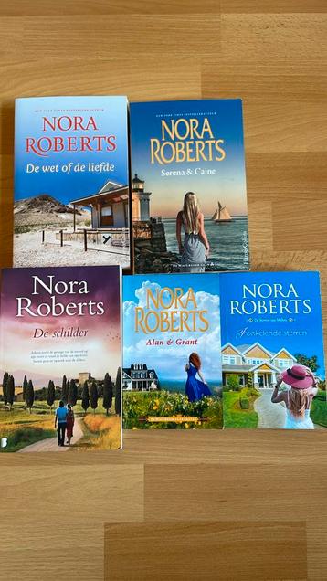 Nora Roberts vijf boeken beschikbaar voor biedingen
