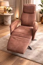 Relax fauteuil Hjort Knudsen  ZGAN normaal €1700,-  + ACCU, Ophalen of Verzenden, Zo goed als nieuw, Stof, 50 tot 75 cm
