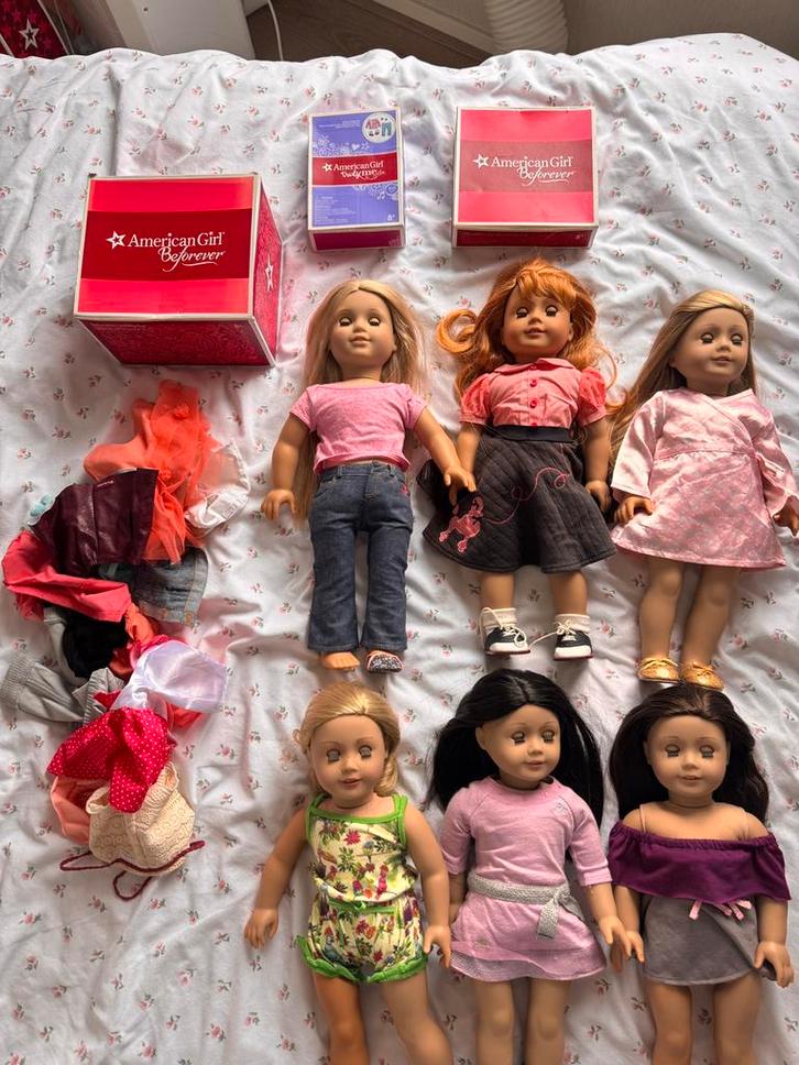 American girl doll collection, Kinderen en Baby's, Speelgoed | Poppen, Zo goed als nieuw, Overige typen, Ophalen of Verzenden