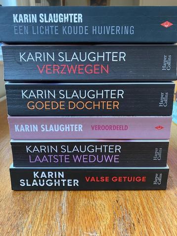 Karin Slaughter - 6 boeken (set prijs €13,50) beschikbaar voor biedingen