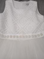 Meisjes feestjurk wit maat 122/128. ophalenga, Kleding | Dames, Tops, Wit, Ophalen of Verzenden, Zo goed als nieuw, Korte mouw