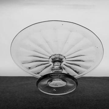 Taartschaal Scailmont Persglas Art Deco beschikbaar voor biedingen