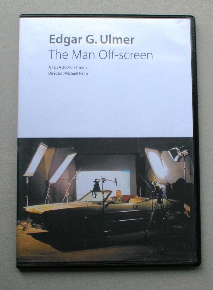 Edgar G Ulmer - The man offscreen, Cd's en Dvd's, Dvd's | Filmhuis, Zo goed als nieuw, Overige gebieden, Alle leeftijden, Ophalen of Verzenden