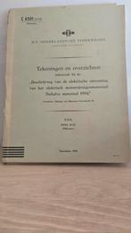 Ns boek tekeningen en overzicht rollend materieel, Ophalen of Verzenden, Zo goed als nieuw, Trein, Boek of Tijdschrift