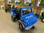 Rolly Toys Unimog Politie TrapTractor Met Zwaailicht auto, Ophalen, Nieuw, Trapvoertuig