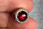 Pandora Bedel Bella Rood, Verzenden, Zo goed als nieuw, Zilver, Pandora