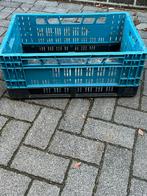44 stapelkratten/klapkratten/vouwkratten 60x40x24, Ophalen, Zo goed als nieuw, Krat, Minder dan 35 cm