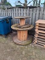 Houten haspel / kabelhaspel, Ophalen, Gebruikt, Overige typen, Hardhout