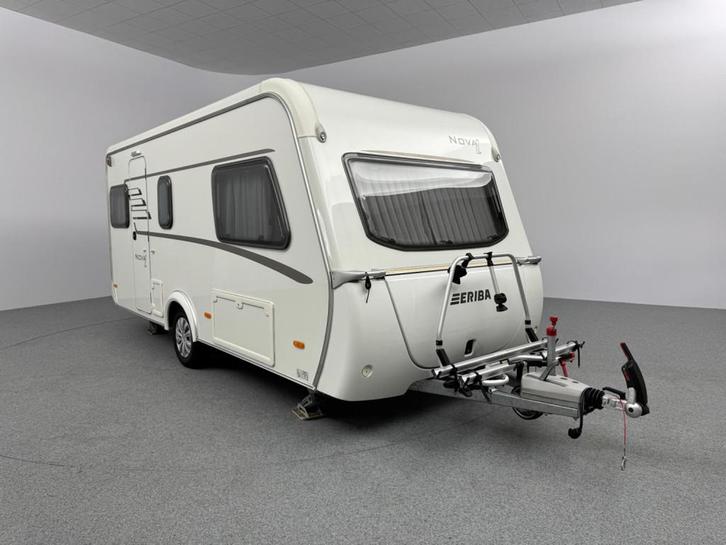 Eriba Nova Light 470 Enkele bedden Accu Rolbed, Caravans en Kamperen, Caravans, Bedrijf, Overige, Eriba, 2 aparte bedden, 4 tot 5 meter