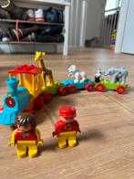 LEGO DUPLO trein met dieren en getallen, Ophalen of Verzenden, Zo goed als nieuw, Complete set, Duplo