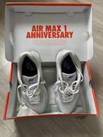 Nike Air Max 1 Anniversary White & Aqua, Kleding | Heren, Schoenen, Wit, Nike, Ophalen of Verzenden, Zo goed als nieuw