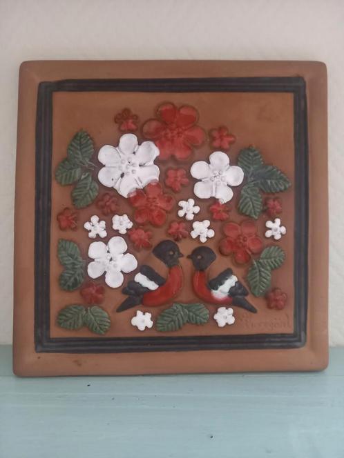Jaren 60: Zweedse Gabriel wandtegel, Huis en Inrichting, Woonaccessoires | Wanddecoraties, Gebruikt, Ophalen of Verzenden