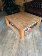 Teak houten salontafel, Huis en Inrichting, Tafels | Salontafels, Ophalen, Gebruikt, Minder dan 50 cm, 100 tot 150 cm