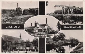 AY893 Groeten uit Klazienaveen jaren 50 beschikbaar voor biedingen