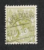 nvph 57 gestempeld Koningin Wilhelmina bontkraag 1899-1921, Postzegels en Munten, Postzegels | Nederland, Verzenden, Na 1940, Gestempeld