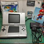 Nintendo DS, Met games, Ophalen of Verzenden, Zo goed als nieuw, Zilver