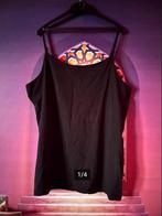 6 zwarte hemdjes met spaghettibandjes maat 46 nu 9,99€, Zeeman, Zwart, Maat 46/48 (XL) of groter, Ophalen of Verzenden