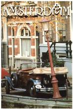 Amsterdam met oude Auto Citroen Rosalie / Ned. nummerbord, Verzenden, 1980 tot heden, Ongelopen, Noord-Holland